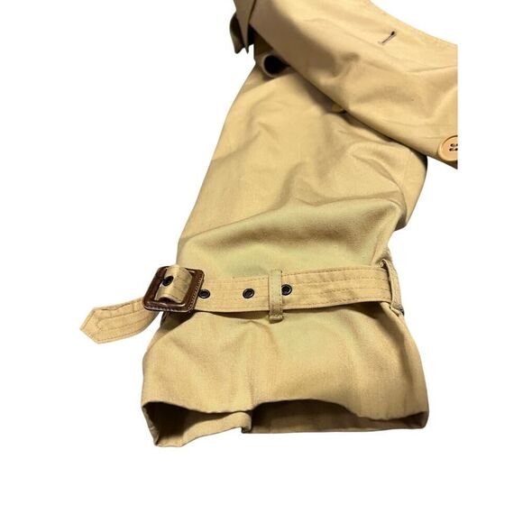 YVES SAINT LAURENT VINTAGE TRENCHCOAT WITH PLAID INTERIOR SIZE 54 EU SIZE L USA - Picture 9 of 15